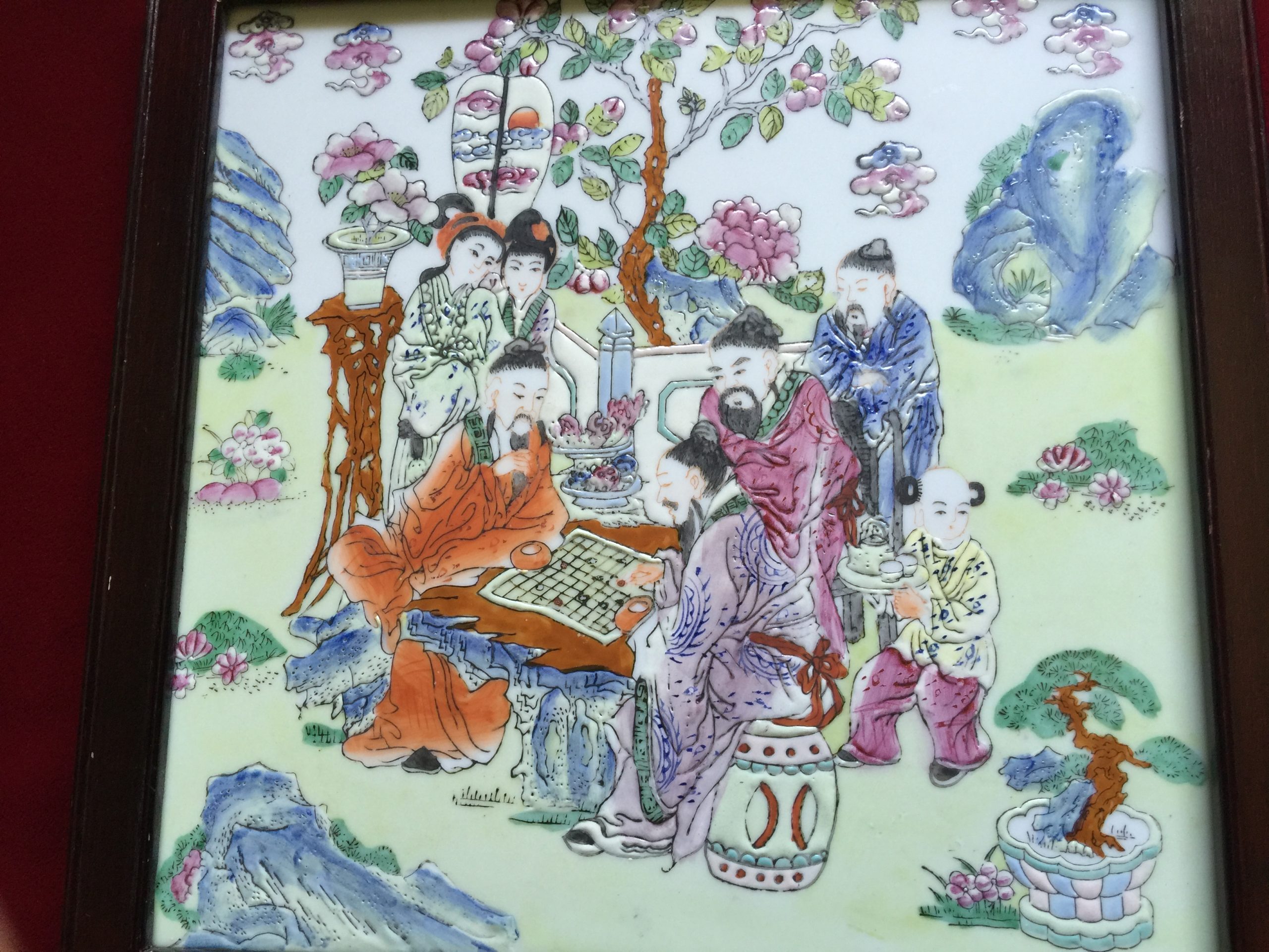Chinese Famille Rose Plaques--3