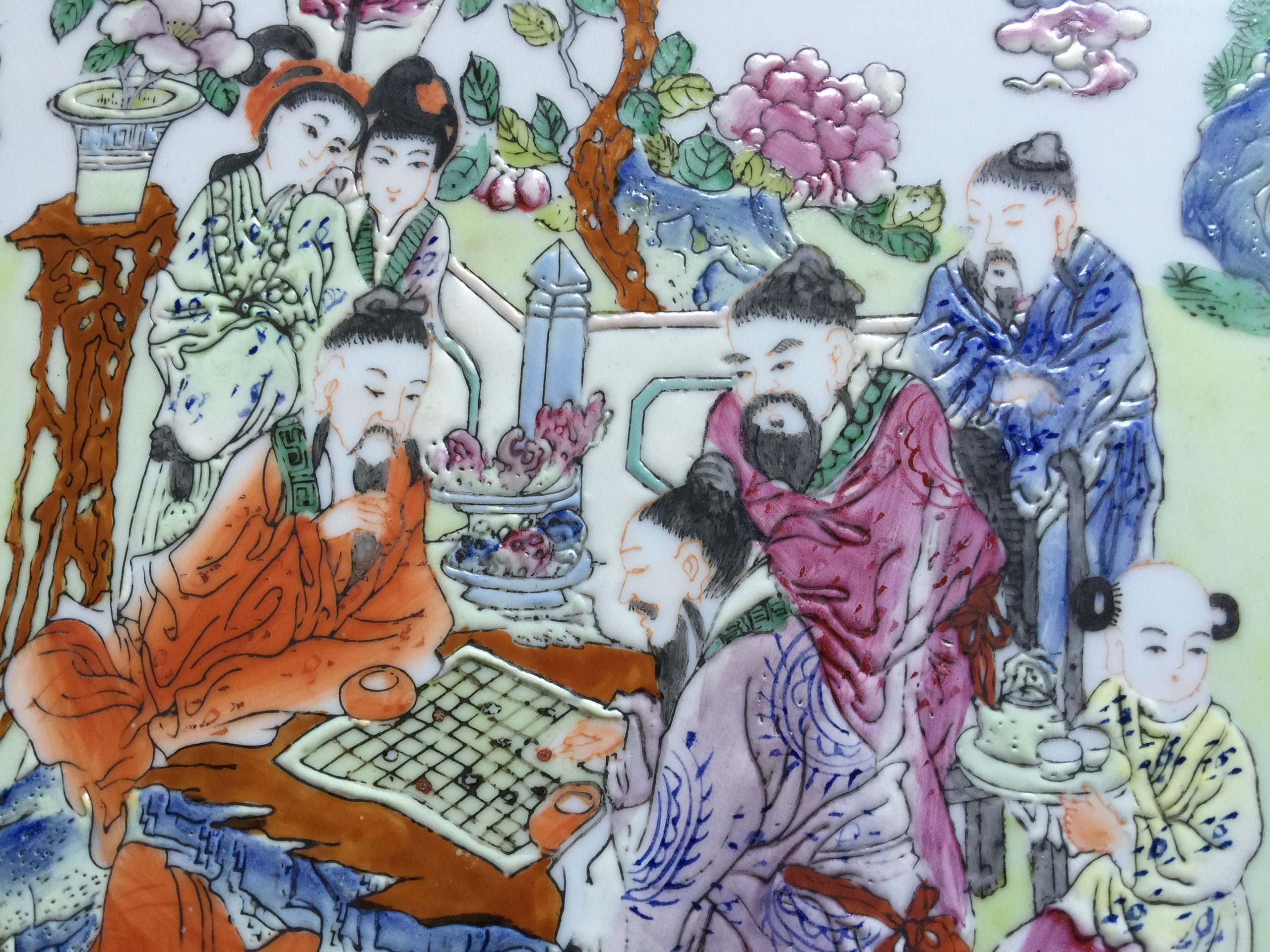 Chinese Famille Rose Plaques-4