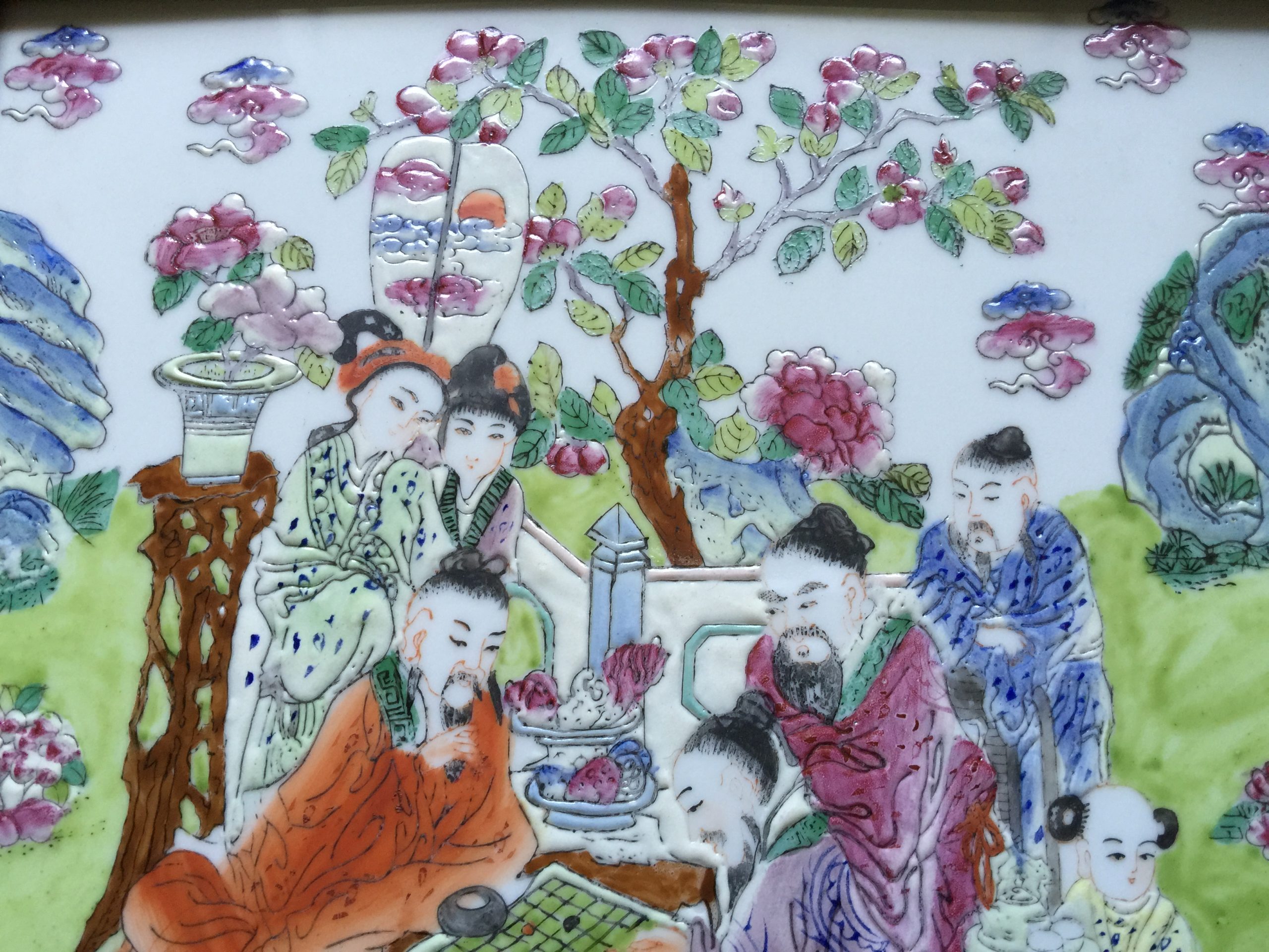 Chinese Famille Rose Plaques-5